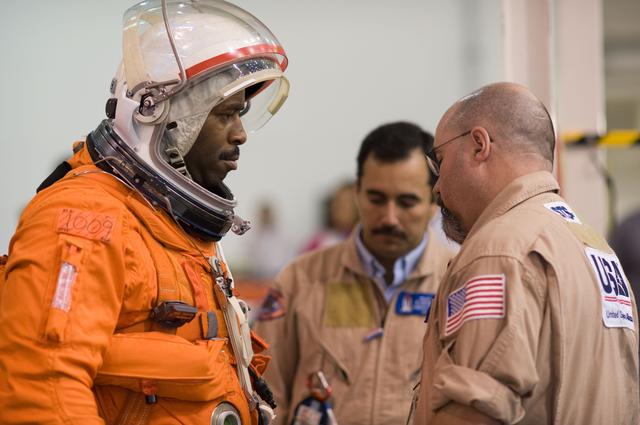NASA image: STS-129 Water Survival Training at the NBL