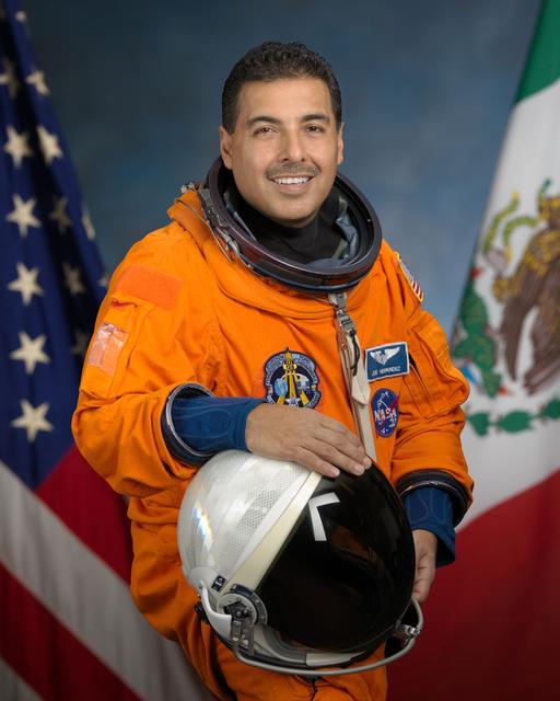 NASA image: Official Individual ACES suit photo Astronaut Jose M. Hernandez, mission specialist