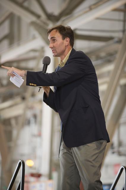 NASA image: STS-128 Crew & ISS Crewmember Tim Kopra return ceremony at Ellington Field 