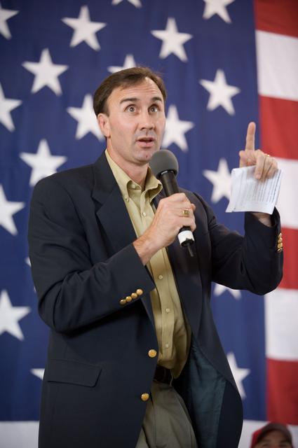 NASA image: STS-128 Crew & ISS Crewmember Tim Kopra return ceremony at Ellington Field 