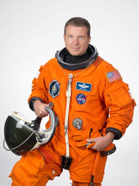 NASA image: Official Astronaut Portrait of Terry Virts in Launch/Entry Suit