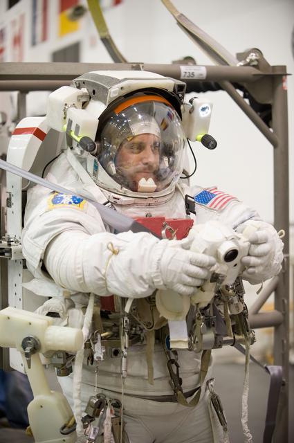 NASA image: STS-132 Preflight Training - Dive with Garret Reisman, Mike Goode and Stephen Bowen 