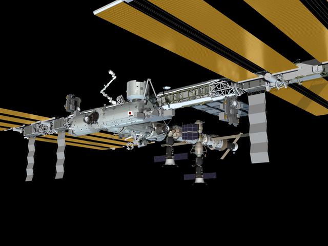 NASA image: Current Configurations of ISS for use on HSF