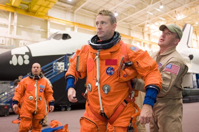 NASA image: STS-132 Preflight Training: Payload egress training