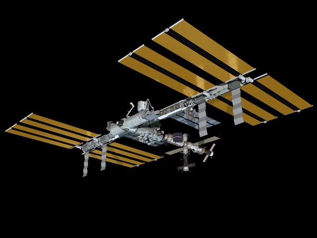 NASA image: Current Configurations of ISS for use on HSF web
