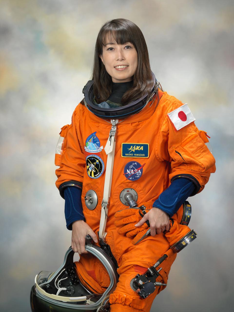Official Astronaut Portrait of Naoko Yamazaki - Individual ACES suit photo 