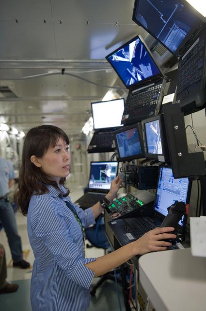 NASA image: STS-131 crew member and JAXA astronaut Naoko Yamazaki