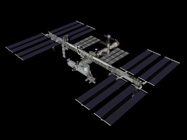 NASA image: Current Configurations of ISS for use on HSF web