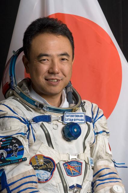NASA image: Furukawa portrait in Sokal suit
