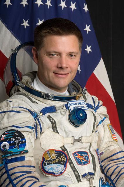 NASA image: Wheelock portrait in Sokal suit