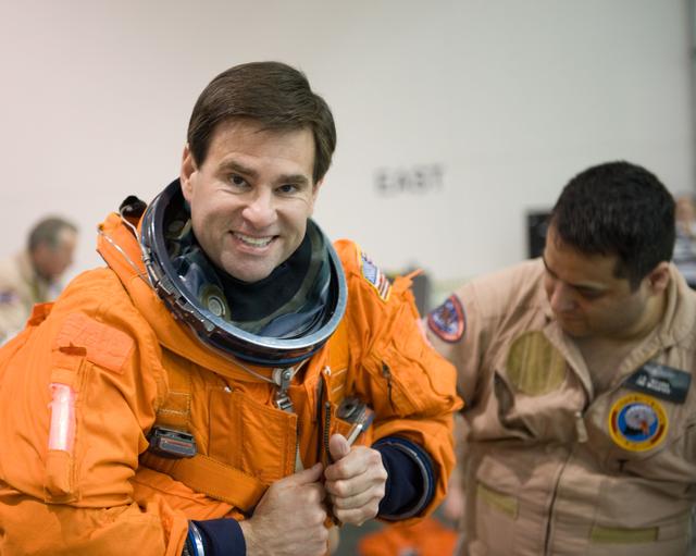 NASA image: STS-134 water survival training at the NBL