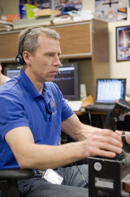 NASA image: STS-134 crew and Expedition 24/25 crew member Shannon Walker 