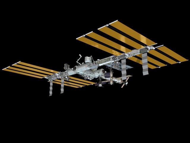 NASA image: Current Configurations of ISS for use on HSF web