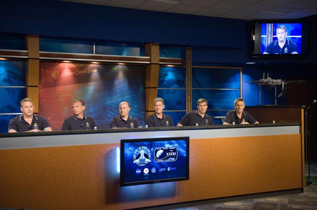 NASA image: STS-132 press conference