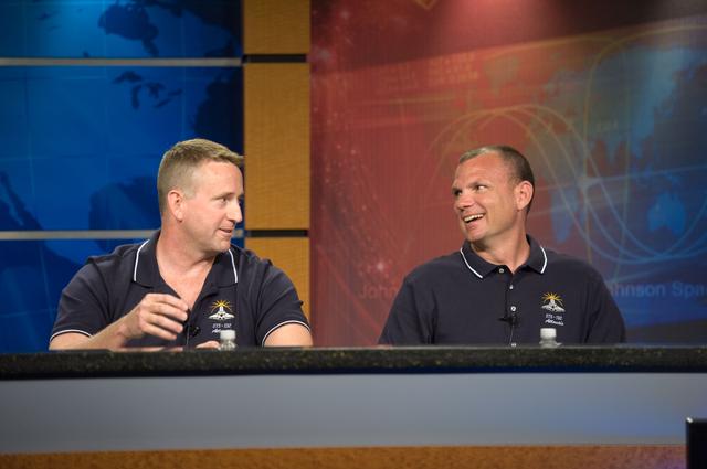 NASA image: STS-132 press conference