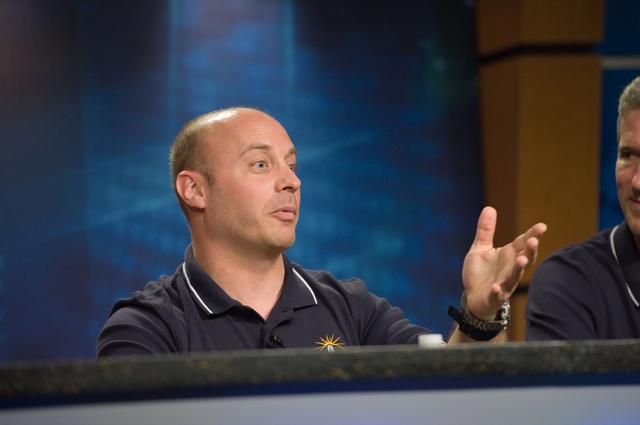 NASA image: STS-132 press conference