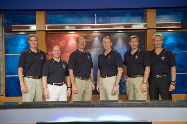 NASA image: STS-132 press conference