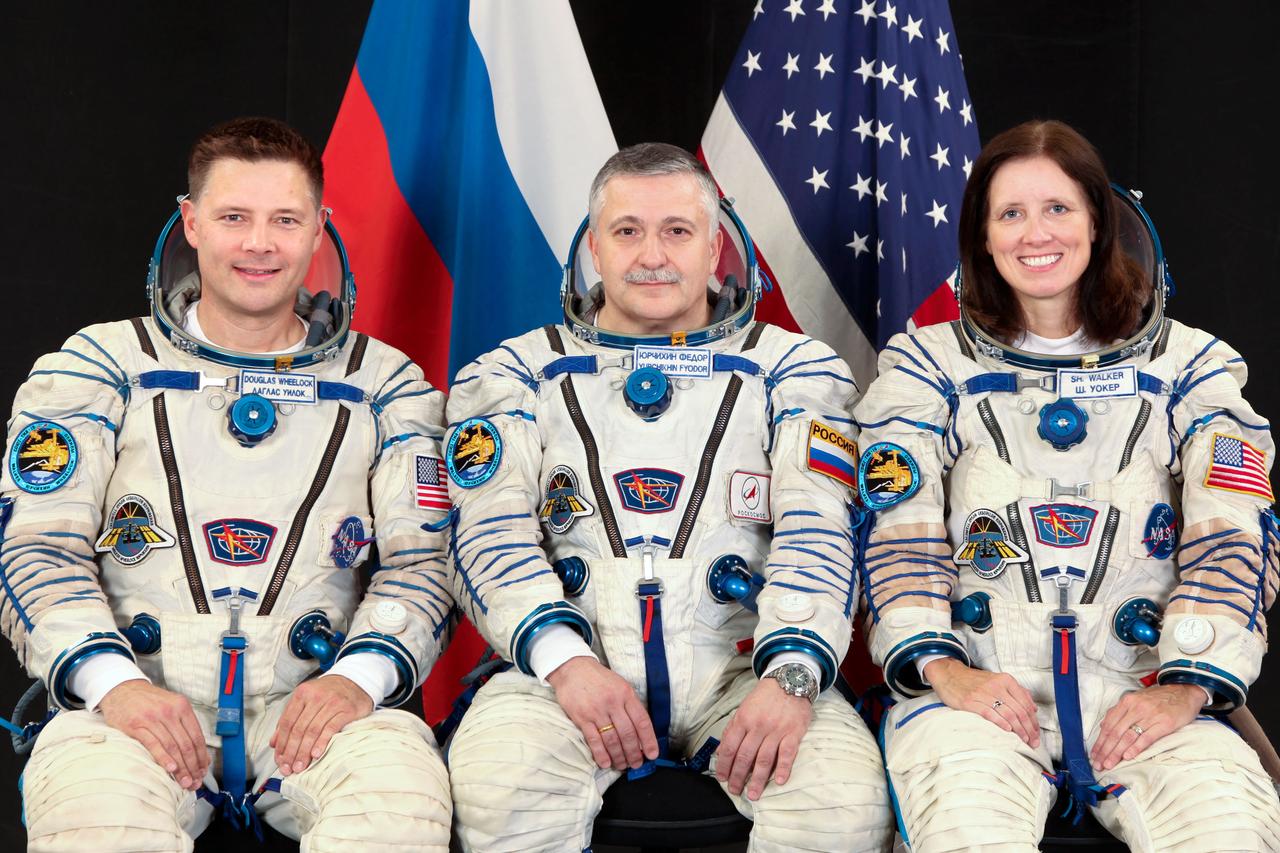 EXP 24 Prime Crew - Doug Wheelock, Fyodor Yurchikhin and Shannon Walker
