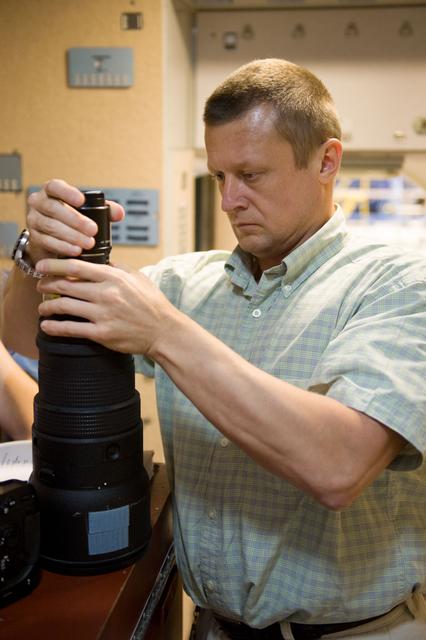 NASA image: Expedition 26 crew members Cady Coleman and Dmitri Kondratyev  