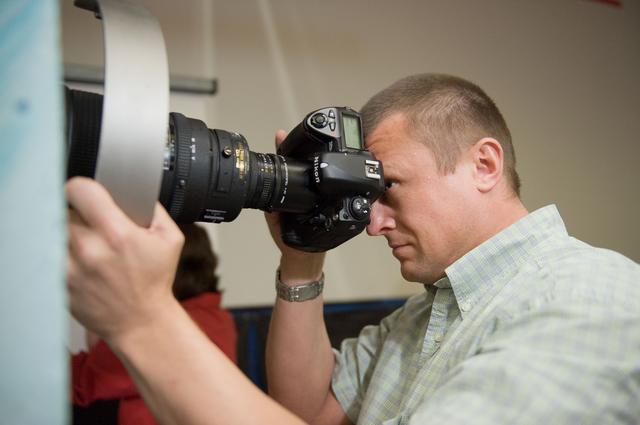 NASA image: Expedition 26 crew members Cady Coleman and Dmitri Kondratyev  