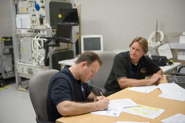 NASA image: Expedition 27 crew payload training on DECLIC