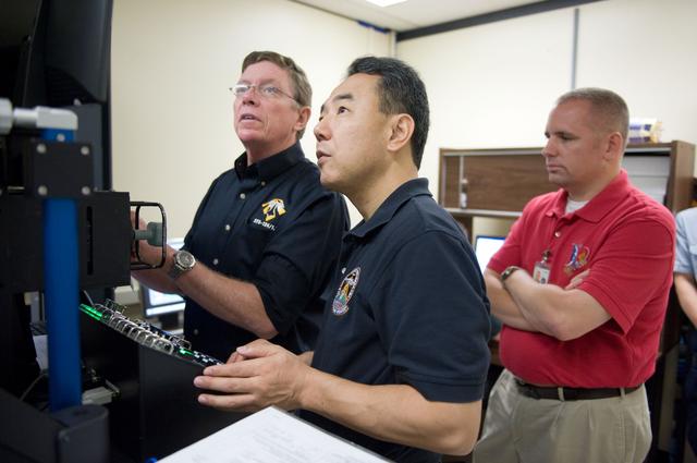 NASA image: Expedition 28 JAXA astronaut Satoshi Furukawa and Astronaut Mike Fossum  