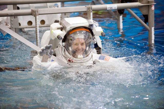 NASA image: Expedition 26 crew members Cady Coleman and Paolo Nespoli