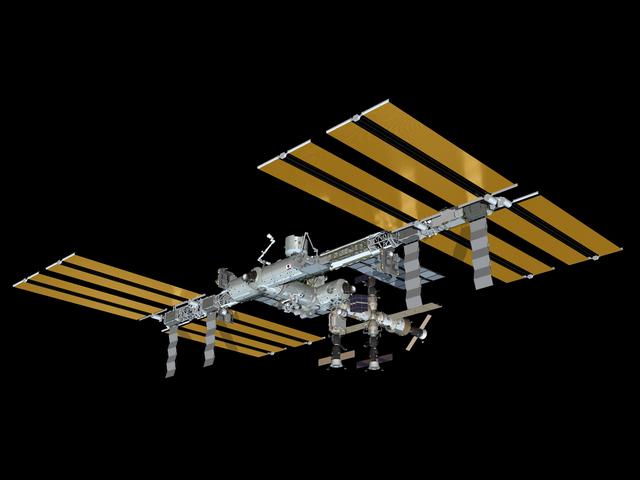 NASA image: Current Configurations of ISS for use on HSF web