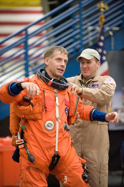 NASA image: STS-335 crew and training team during Bailout training