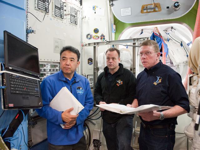 NASA image: Expedition 28 crew member and JAXA astronaut satoshi Furukawa   