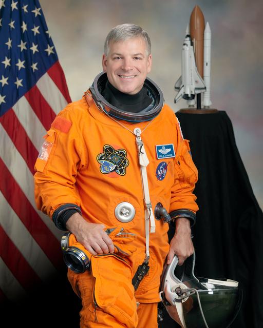 NASA image: Official Astronaut Portrait of Greg Johnson in ACES suit