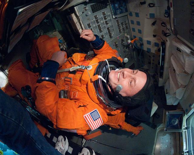 NASA image: STS-134 crew during CCTII Prelaunch Ingress/Egress 91020 training     