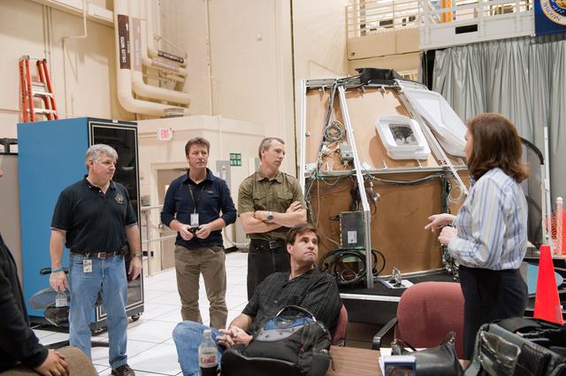 NASA image: STS-134 crew during PDRS PRF ADV (AMS) traiining