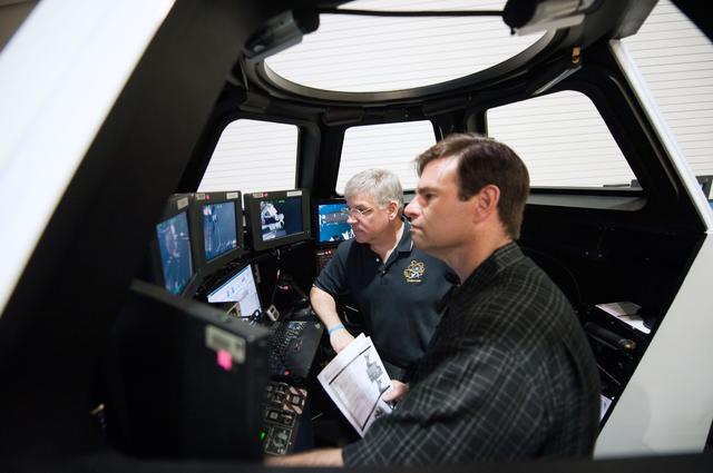 NASA image: STS-134 crew during PDRS PRF ADV (AMS) traiining