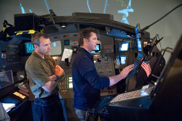 NASA image: STS-134 crew during PDRS PRF ADV (AMS) traiining