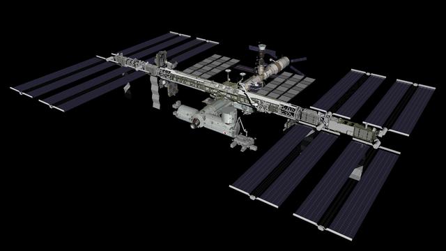 NASA image: Current Configurations of ISS for use on HSF