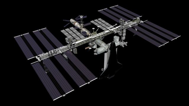 NASA image: Current Configurations of ISS for use on HSF