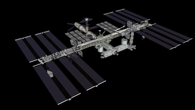 NASA image: Current Configurations of ISS for use on HSF