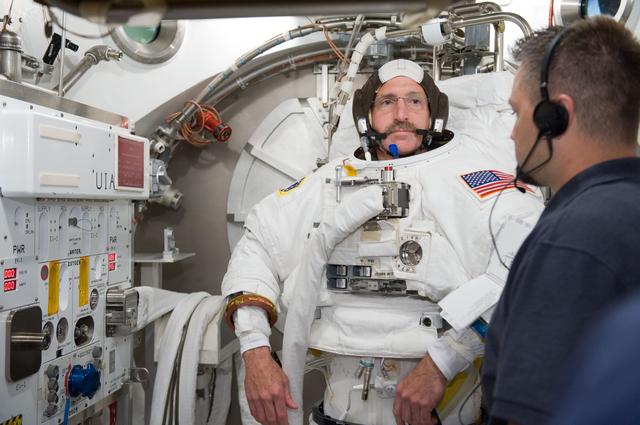 NASA image: Expedition 29 crew member Dan Burbank during SSATA Crew Training    