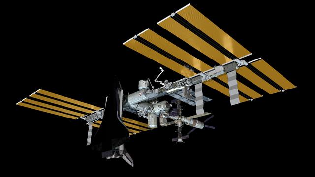 NASA image: Current Configurations of ISS for use on HSF web