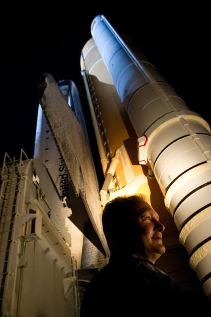 NASA image: STS_135_RollOut