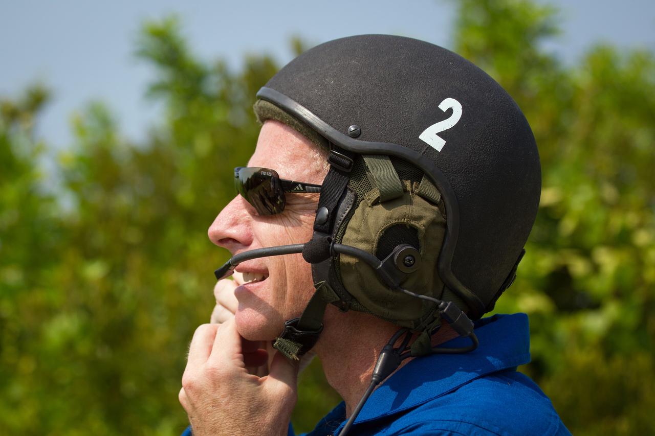 JSC2011-E-059636 (21 June 2011) --- NASA astronaut Chris Ferguson, STS-135 commander, participates in safety training in the M113 personnel carrier during the Terminal Countdown Demonstration Test (TCDT) at NASA?s Kennedy Space Center on June 21, 2011. TCDT serves as the prelaunch countdown rehearsal for the final space shuttle mission, which is scheduled for launch on July 8. The M113 would be used in the event of an emergency at the pad forcing the crew to evacuate. Photo credit: NASA Photo/Houston Chronicle, Smiley N. Pool