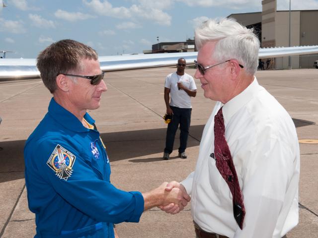 NASA image: STS-135 Crew Return