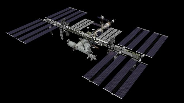 NASA image: Current Configurations of ISS for use on HSF web