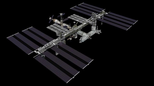 NASA image: Current Configurations of ISS for use on HSF web
