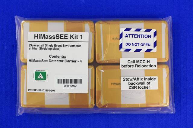 NASA image: Hi Shielding Mass Single Event Environment (HiMassSEE) Kit 1