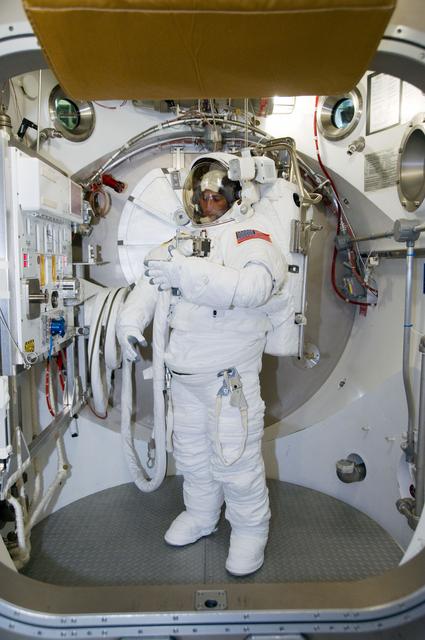 NASA image: Expedition 32 crew member Sunita Williams during her EMU Training and Certification