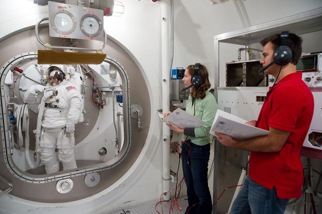 NASA image: Expedition 32 crew member Sunita Williams during her EMU Training and Certification