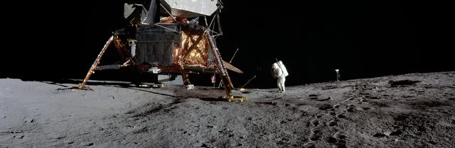 NASA image: Apollo 15 lunar panorama