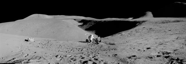 NASA image: Apollo 15 lunar panorama